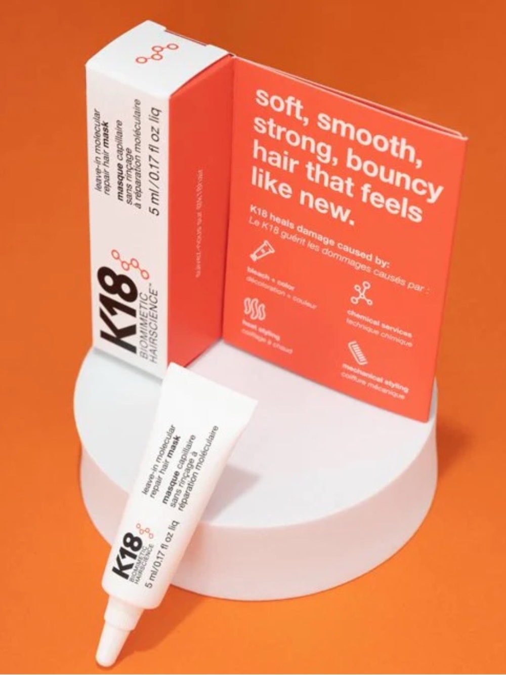 K18 Leave-In Molecular Repair Hair Mask - 3 PACK